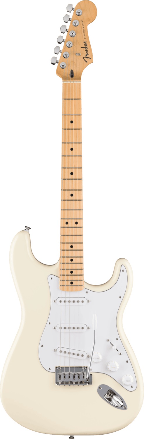 FENDER Standard Stratocaster Olympic White - электрогитара в магазине для музыкантов Рок-н-Ролл
