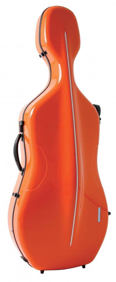 GEWA 341260 Air Orange - кейс для виолончели контурный, термопласт, кодовый замок в магазине для музыкантов Рок-н-Ролл