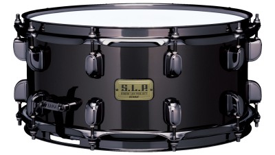 Tama LBR1465 - малый барабан S.L.P. BLACK BRASS 6 1/5`х14`, фурнитура черный никель, корпус латунь в магазине для музыкантов Рок-н-Ролл