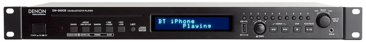 Denon DN-500CB -  CD/Медиа проигрыватель с Bluetooth/USB/Aux входами и RS-232c в магазине для музыкантов Рок-н-Ролл