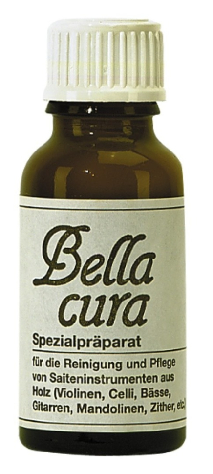 BELLACURA Standard (20мл.) - средство для ухода за лакированными поверхностями струнных, бутыль 20мл в магазине для музыкантов Рок-н-Ролл