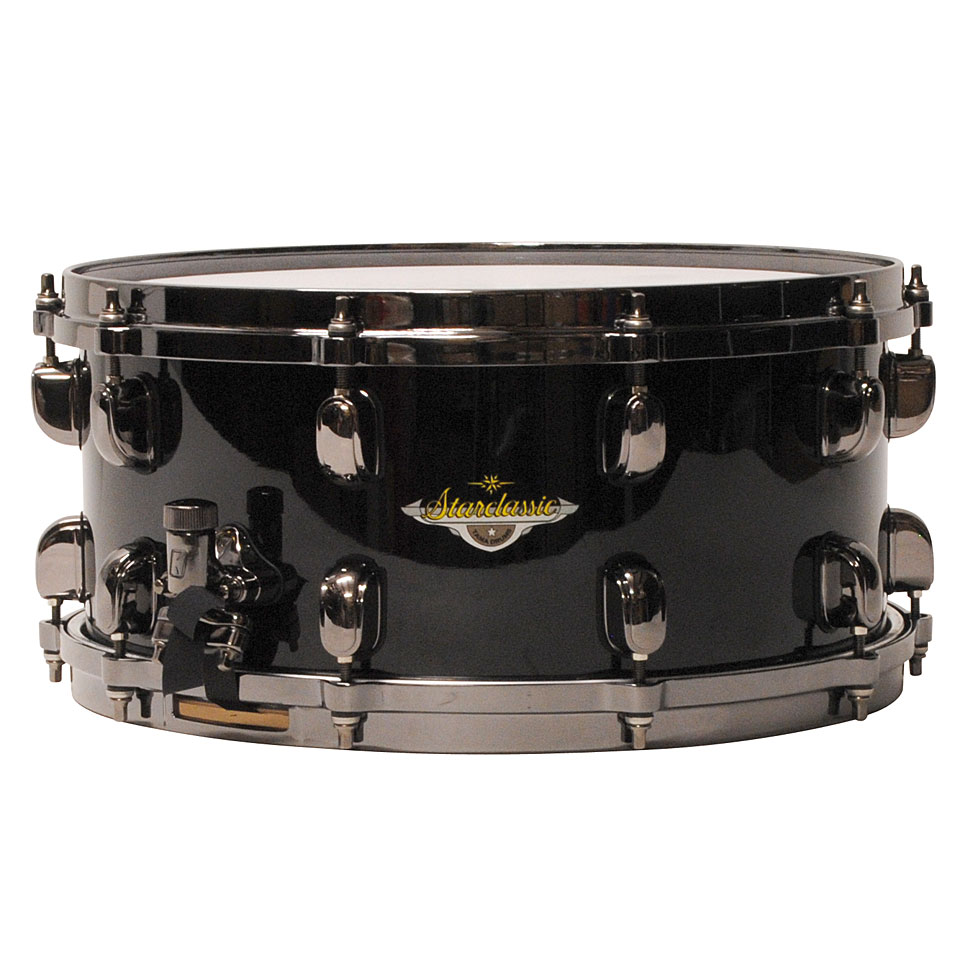 TAMA MAS1465BN-PBK STARCLASSIC MAPLE SNARE DRUM PIANO BLACK - малый барабан 14'x6.5', клён в магазине для музыкантов Рок-н-Ролл