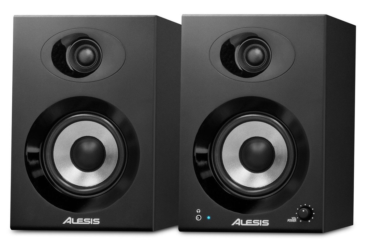 ALESIS ELEVATE 4 - активные мониторы 50Вт(пара), 4' низкочистотный динамик,1' tweeter, аудио,сетевой в магазине для музыкантов Рок-н-Ролл