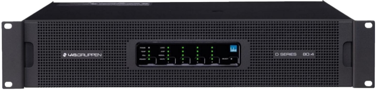 Lab.gruppen D 80:4L - инсталляционный усилитель со встроенным процессором в магазине для музыкантов Рок-н-Ролл