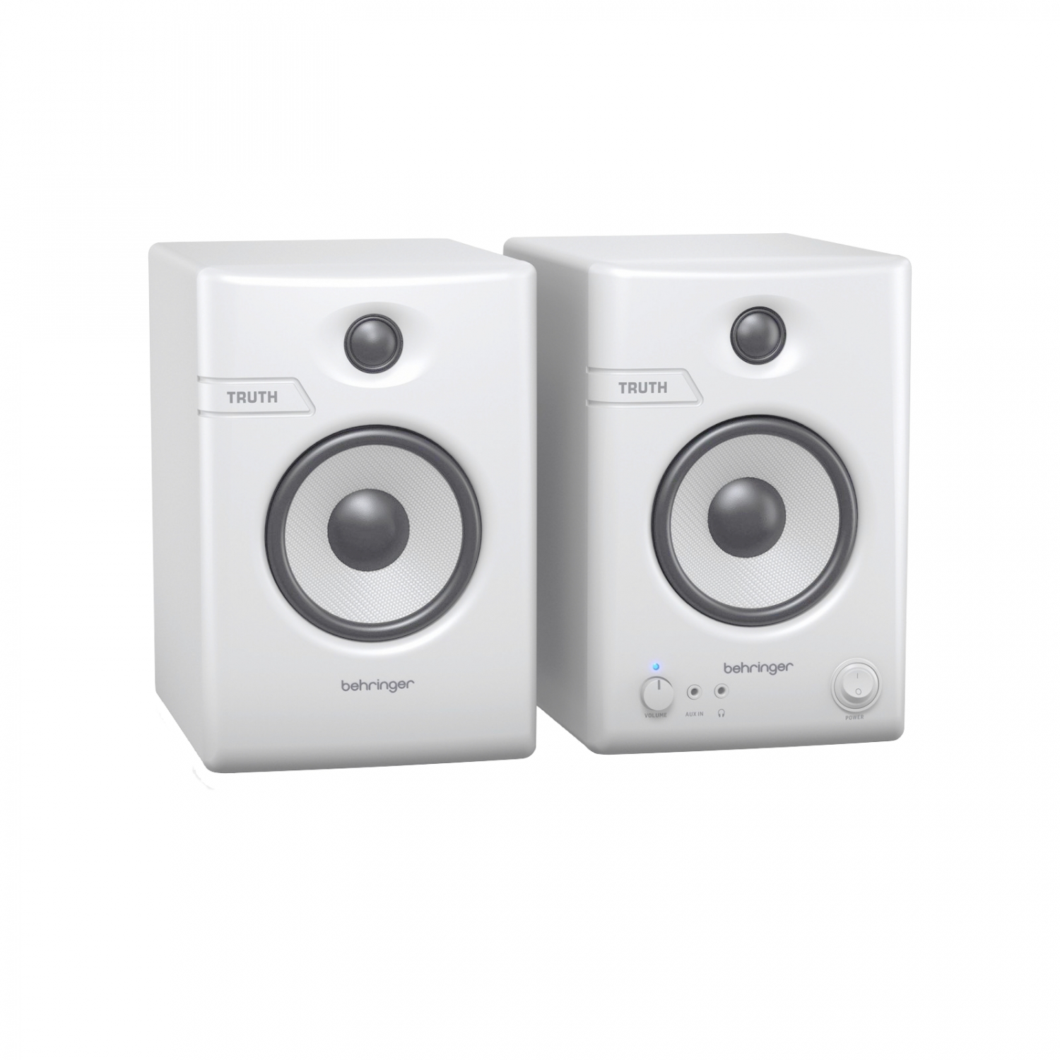 Behringer TRUTH 4.5 BT-WH - ультралинейные 64-ваттные студийные, референсные мониторы, Bluetooth 5.3 в магазине для музыкантов Рок-н-Ролл