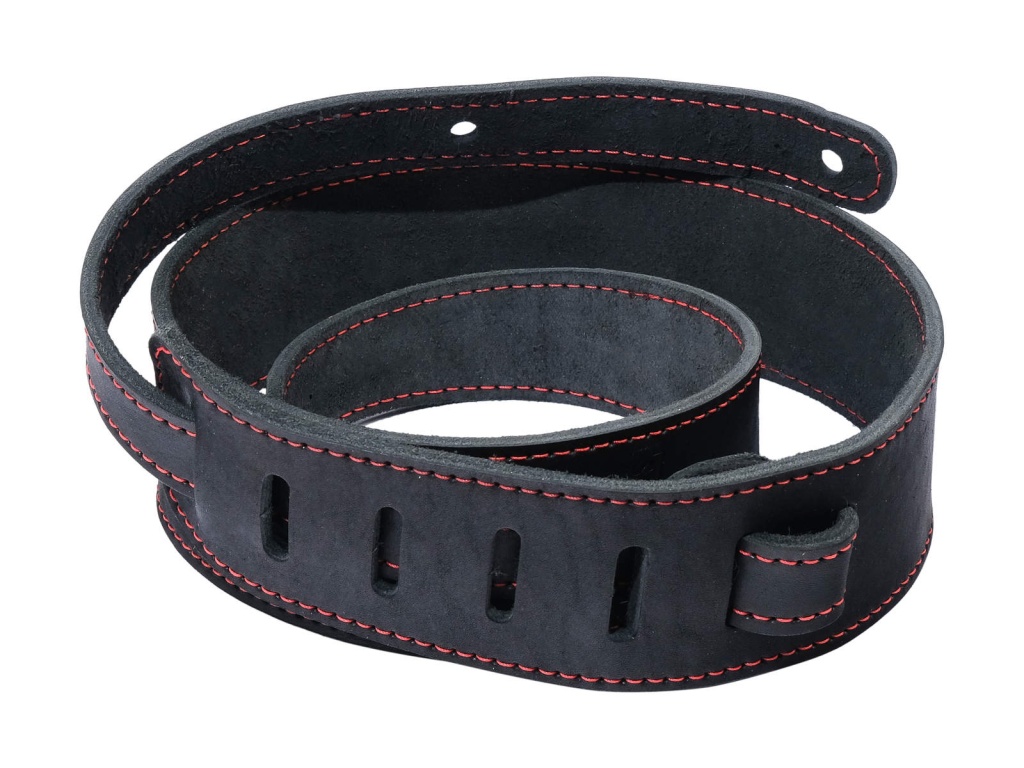LionStraps LS.C.002 - Ремень для гитары, кожаный, черный в магазине для музыкантов Рок-н-Ролл