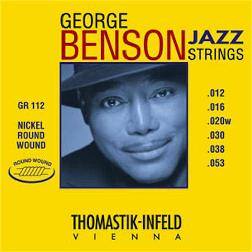 Thomastik GR112 George Benson Jazz - Комплект струн для акустической гитары, круглая оплетка, 12-53 в магазине для музыкантов Рок-н-Ролл