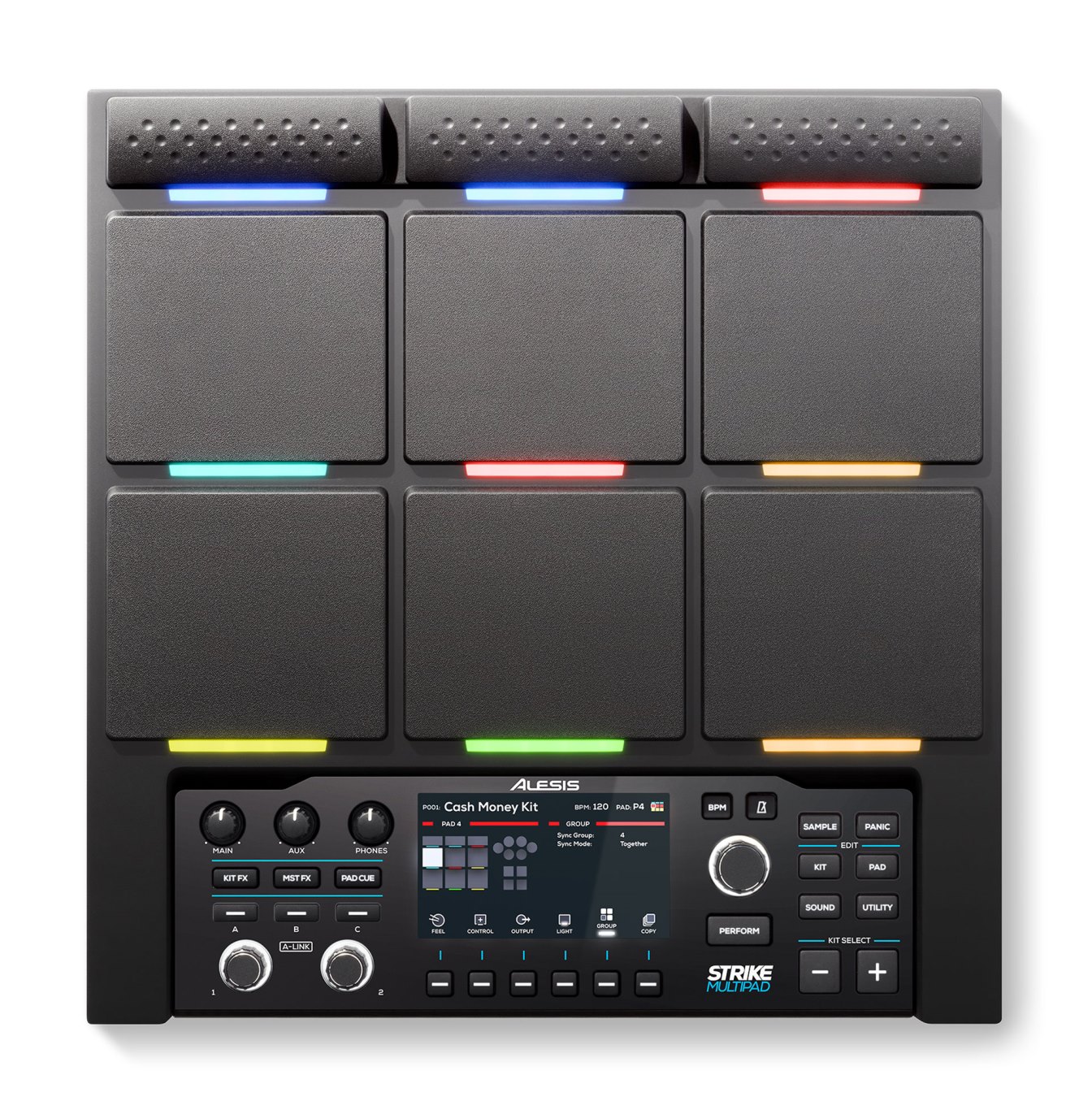 ALESIS STRIKE MULTIPAD - Перкуссионый модуль с сэмплером и лупером в магазине для музыкантов Рок-н-Ролл