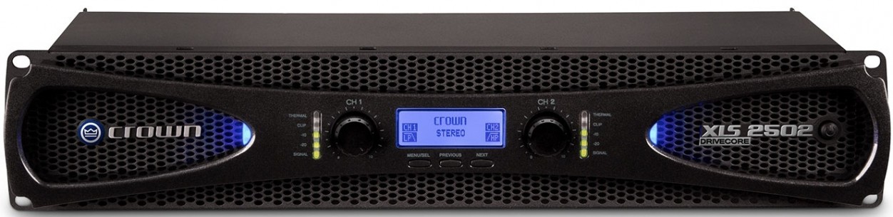 Crown XLS 2502 DriveCore 2 - усилитель c DSP Стерео 2Ом - 1200Вт/ 4Ом - 775Вт/ 8Ом - 440Вт в магазине для музыкантов Рок-н-Ролл