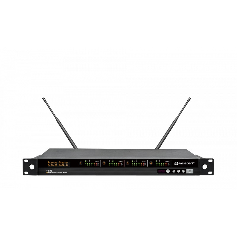 RELACART UR-2Q - Dante 4-канальный приёмник, ширина полосы 130MHz в магазине для музыкантов Рок-н-Ролл