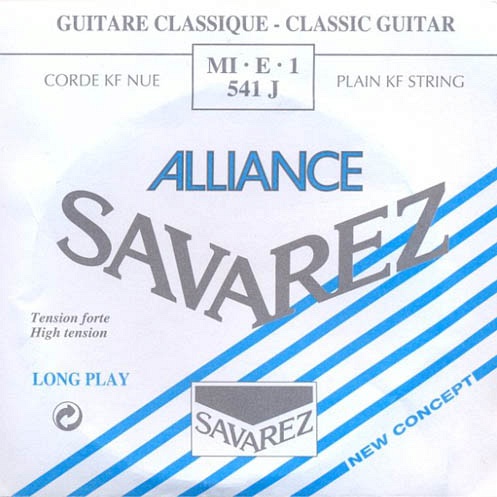 Savarez 541J Alliance - Отдельная 1-я струна для классической гитары, сильное натяжение, в магазине для музыкантов Рок-н-Ролл