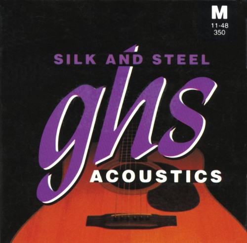 GHS 350 Silk and Steel 11-48 - Струны для акустической гитары в магазине для музыкантов Рок-н-Ролл