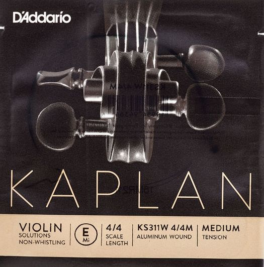 D'Addario KS311W 4/4M - Струна скрипичная E 4/4 medium, Kaplan Solutions Non-Whistling в магазине для музыкантов Рок-н-Ролл