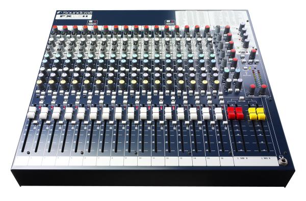Soundcraft FX16ii - Микшер 16 мик/лин. входов 2 подгруппы, 3-полосный эквалайзер в магазине для музыкантов Рок-н-Ролл