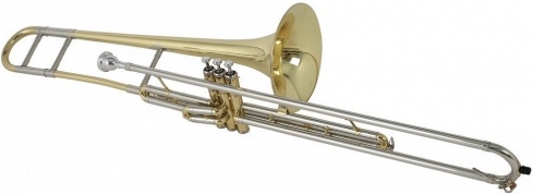 BACH VT-501 - Тромбон - ПОМПОВЫЙ "Bb" 3-х помповый,  материал-желтая медь, покрытие – прозрачный лак в магазине для музыкантов Рок-н-Ролл