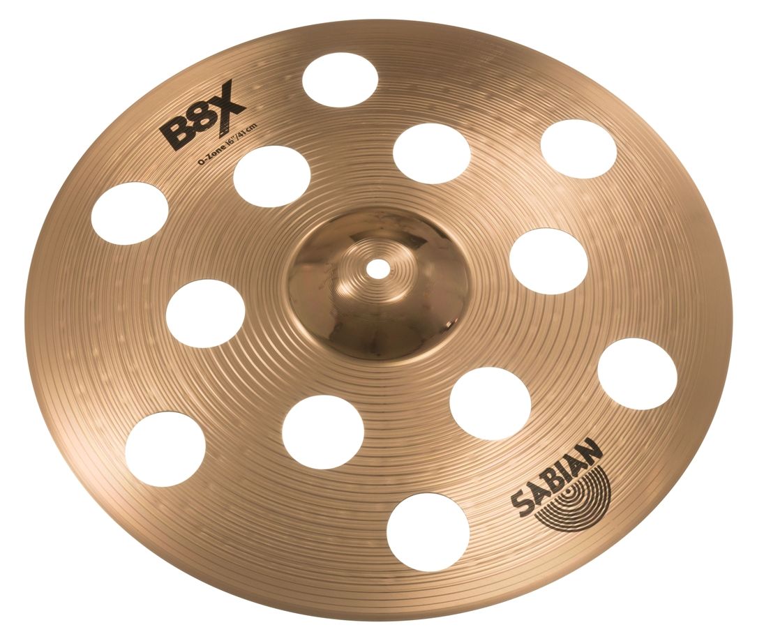 Sabian 16" B8X O-Zone Crash - тарелка Crash в магазине для музыкантов Рок-н-Ролл