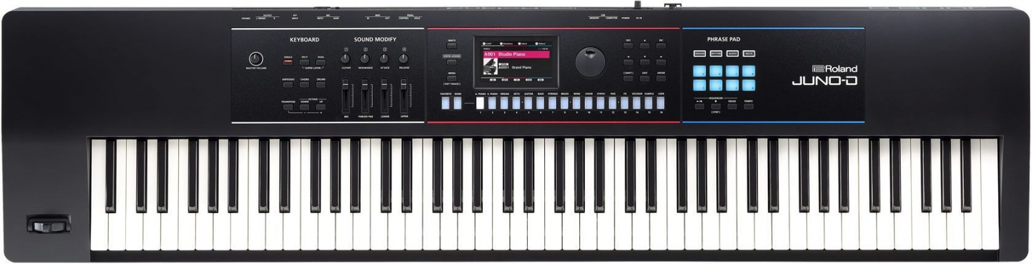 Roland JUNO-D8 - Профессиональный синтезатор с 88-клавишной молоточковой клавиатурой (PHA-4) в магазине для музыкантов Рок-н-Ролл