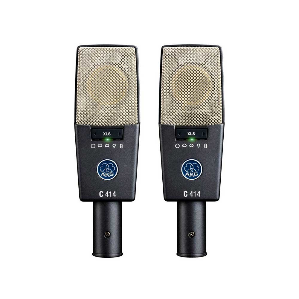 AKG C414XLS ST - стерео пара отобраных микрофонов C414XLS с максимально схожими характеристиками в магазине для музыкантов Рок-н-Ролл