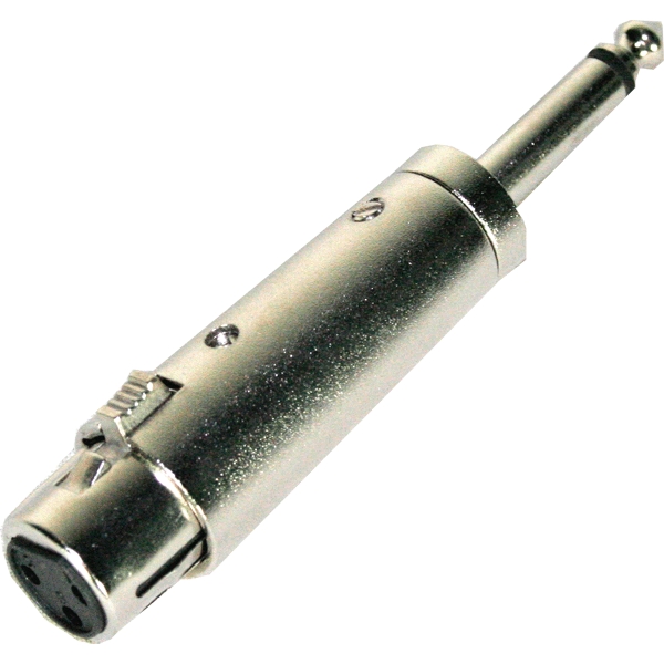 Invotone AD300 - Переходник 3P XLR мама <>6.35мм моно Джек папа в магазине для музыкантов Рок-н-Ролл