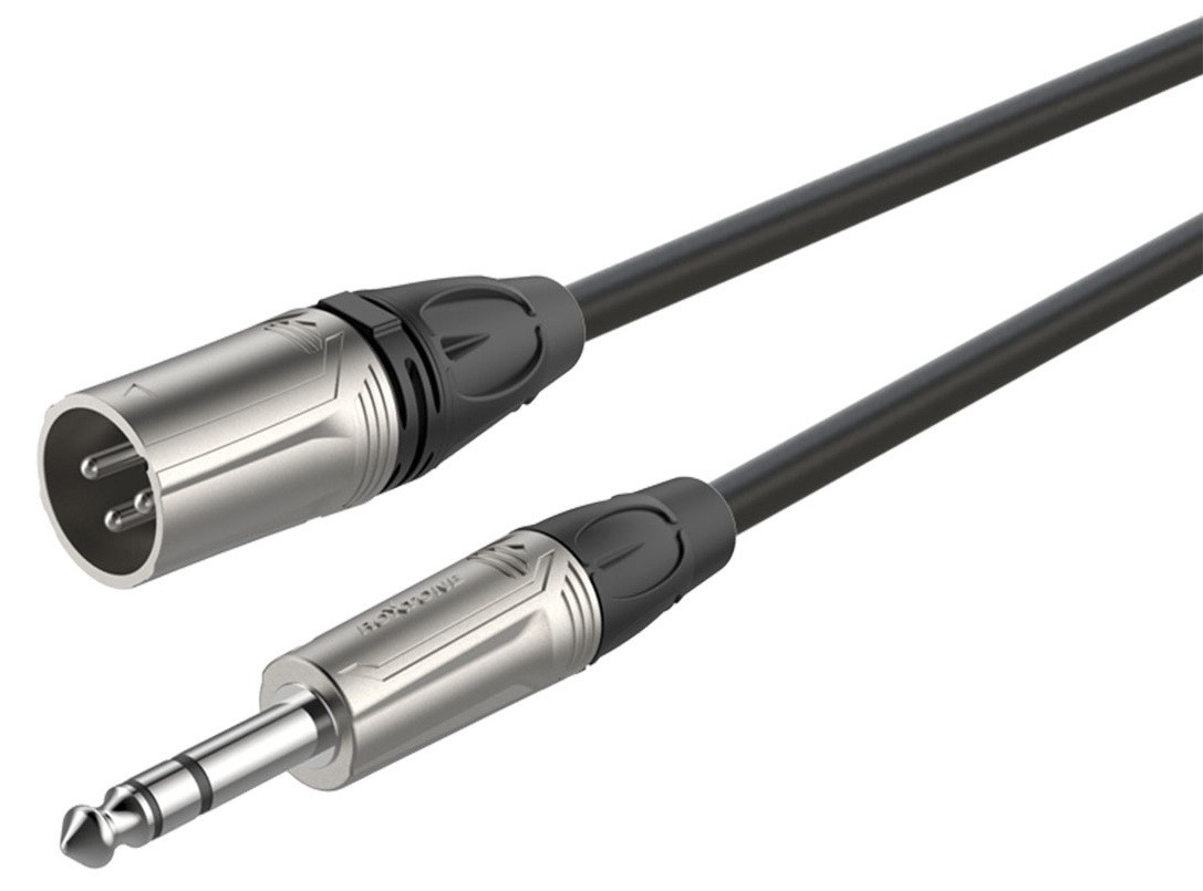 ROXTONE DMXJ260/10 Кабель микрофонный, XLR male - 6,3мм. Jack (S), 10м в магазине для музыкантов Рок-н-Ролл