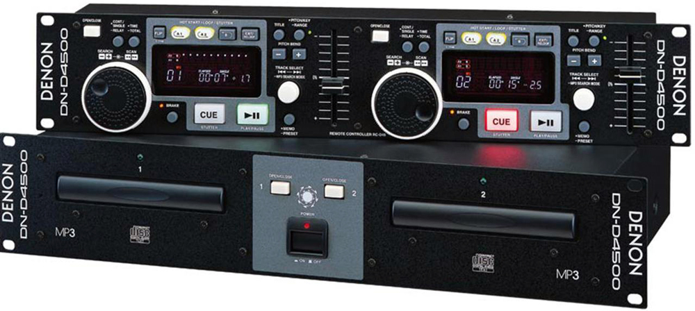 Denon DN-D4500E2 - Двухкарманный CD MP3 проигрыватель, 19" в магазине для музыкантов Рок-н-Ролл