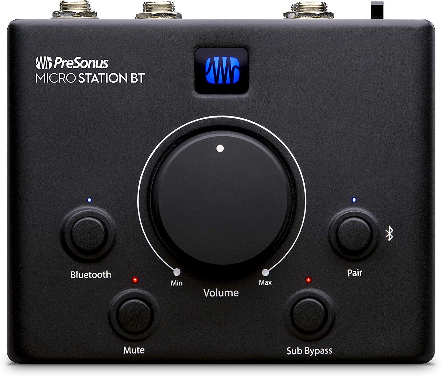 PreSonus MicroStation BT - контроллер управления студийным мониторами, Bluetooth приёмник в магазине для музыкантов Рок-н-Ролл