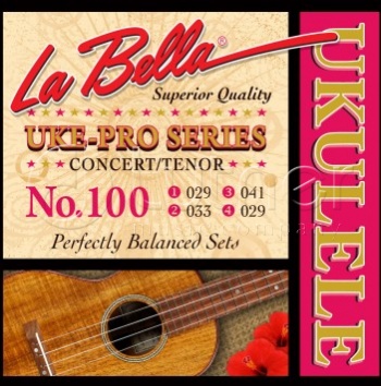 La Bella 100 Uke-Pro - Комплект струн для концертного/тенор укулеле в магазине для музыкантов Рок-н-Ролл