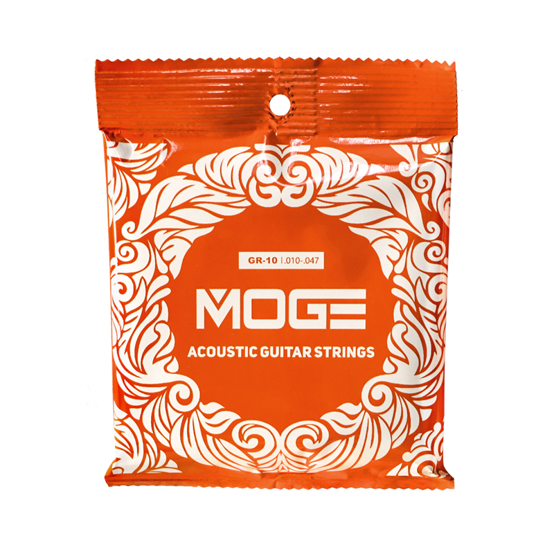 Moge GR10 - Комплект струн для акустической гитары, медь, 10-47 в магазине для музыкантов Рок-н-Ролл