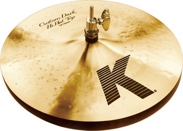 Zildjian 13' K' CUSTOM DARK HI-HAT - тарелки хай-хет (пара) в магазине для музыкантов Рок-н-Ролл