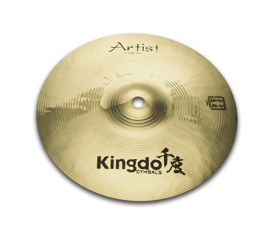 KINGDO 8" ARTIST BRIGHT SPLASH - Тарелка splash 8", B20, средней толщины, полировка в магазине для музыкантов Рок-н-Ролл
