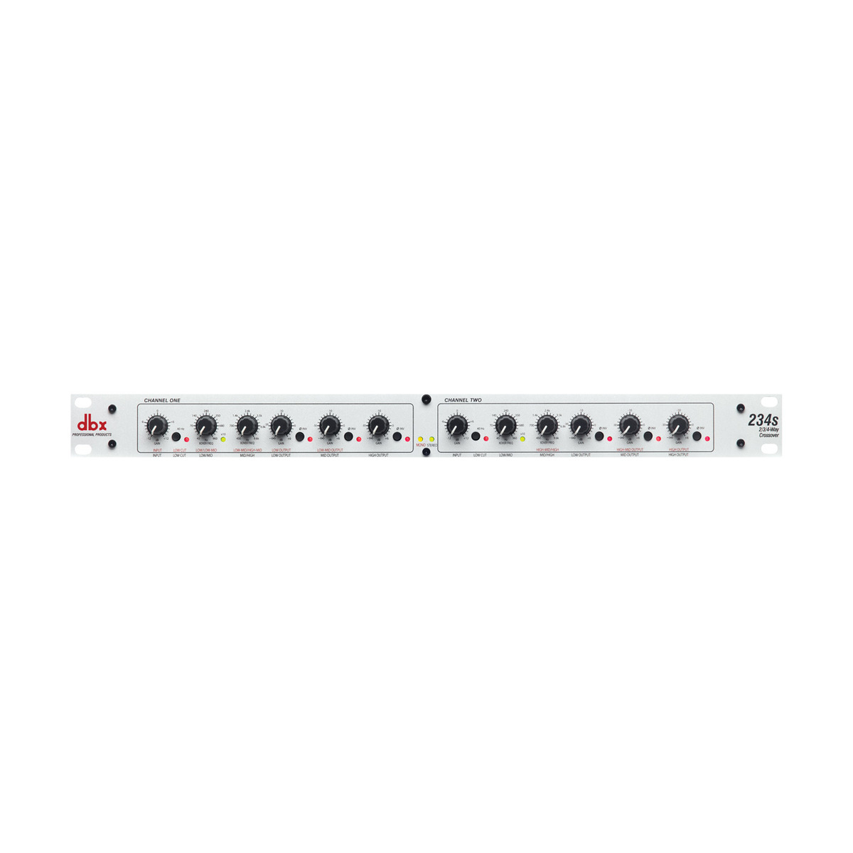 dbx 234SV - кроссовер стерео - 2 или 3 полосы моно - 4 полосы вх/вых - 1/4" TRS в магазине для музыкантов Рок-н-Ролл