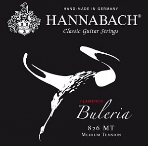 Hannabach 826MT Black BULERIA FLAMENCO - Комплект струн для классической гитары нейлон/посеребренные в магазине для музыкантов Рок-н-Ролл