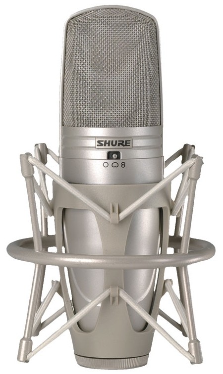 Shure KSM44A/SL - студийный конденсаторный микрофон с алюминиевым кофром и гибким креплением в магазине для музыкантов Рок-н-Ролл