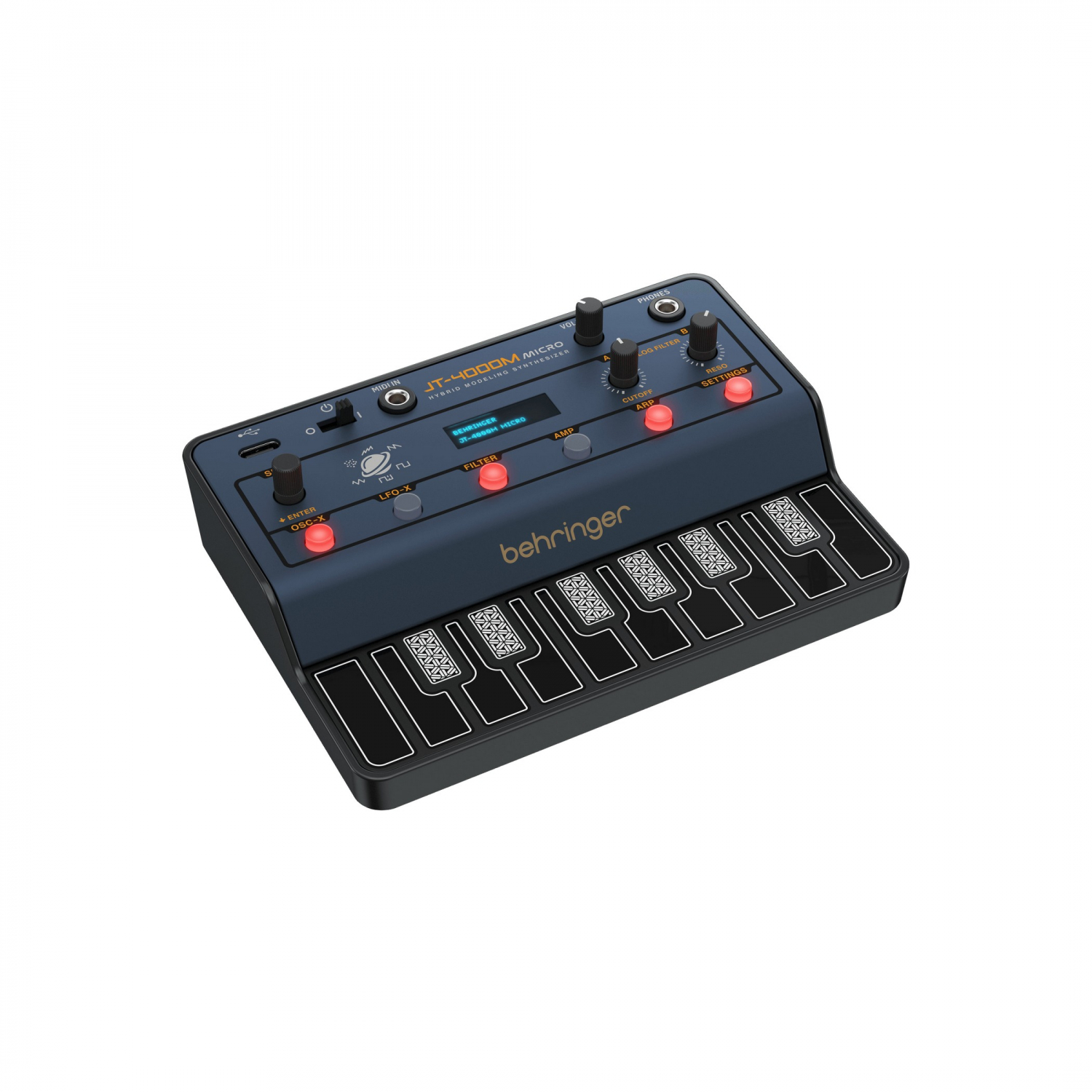 Behringer JT-4000M MICRO - программируемый 4-голосовой гибридный синтезатор в магазине для музыкантов Рок-н-Ролл