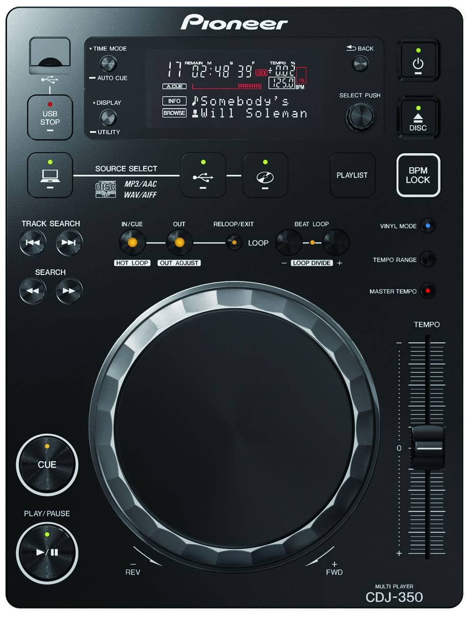 Pioneer CDJ-350 - CD/DJ проигрыватель в магазине для музыкантов Рок-н-Ролл