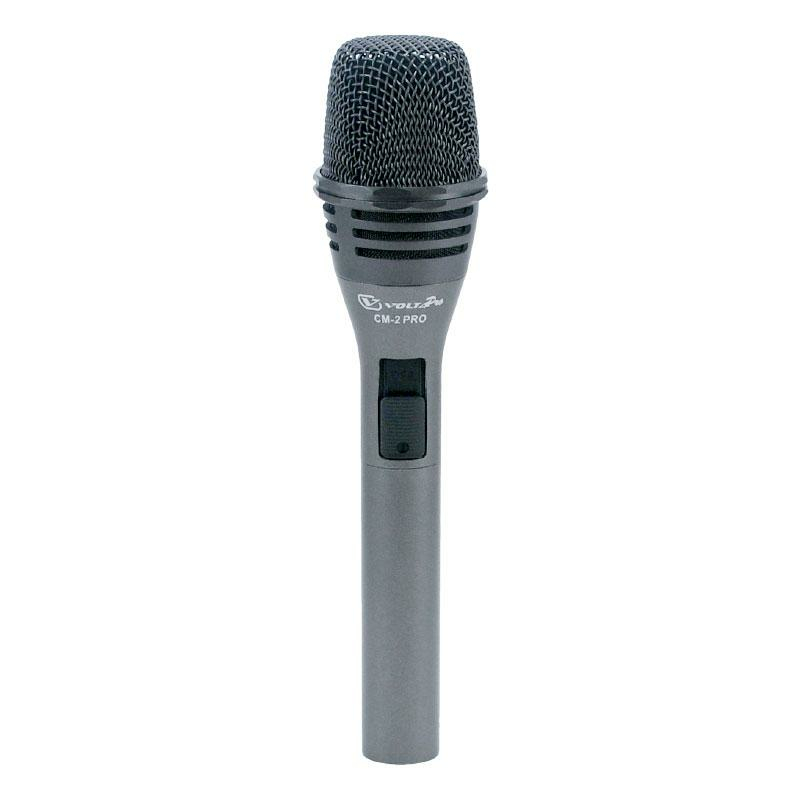 VOLTA CM-2 PRO - Профессиональный вокальный конденсаторный микрофон с включателем. в магазине для музыкантов Рок-н-Ролл