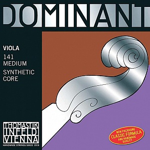 Thomastik 141 Dominant - Комплект струн для альта размером 4/4, среднее натяжение в магазине для музыкантов Рок-н-Ролл