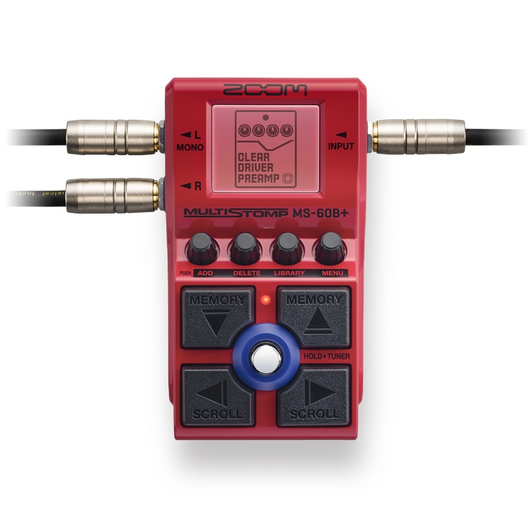 Zoom MS-60B+ MultiStomp for Bass - педаль эффектов для бас-гитары в магазине для музыкантов Рок-н-Ролл