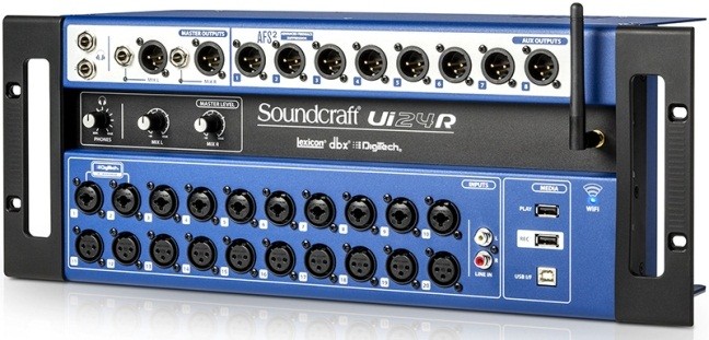 Soundcraft Ui-24R - рэковый микшер в магазине для музыкантов Рок-н-Ролл