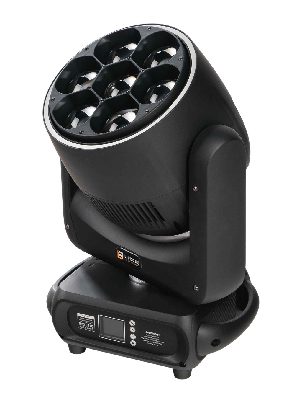 LFocus FO-760FN - Моторизованная световая "голова", RGBW, IP20, 7х60Вт в магазине для музыкантов Рок-н-Ролл