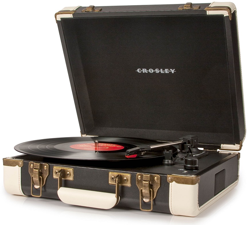 Crosley EXECUTIVE DELUXE Black & White - Виниловый проигрыватель в магазине для музыкантов Рок-н-Ролл