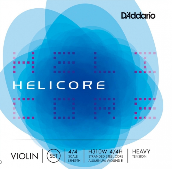 D'Addario H310W 4/4H Helicore - Комплект струн для скрипки, Heavy (w/Wound E) в магазине для музыкантов Рок-н-Ролл