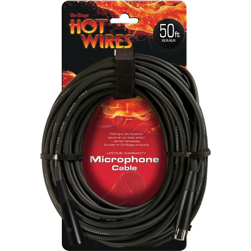 OnStage MC12-50 - Микрофонный кабель XLR-XLR, 15,2 метра в магазине для музыкантов Рок-н-Ролл