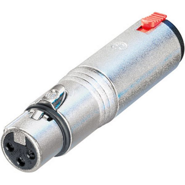 Neutrik NA3FJ - адаптер-переходник, 3-контактный XLR Female «мама» <-> 1/4" TRS гнездо (Jack 6.35мм в магазине для музыкантов Рок-н-Ролл