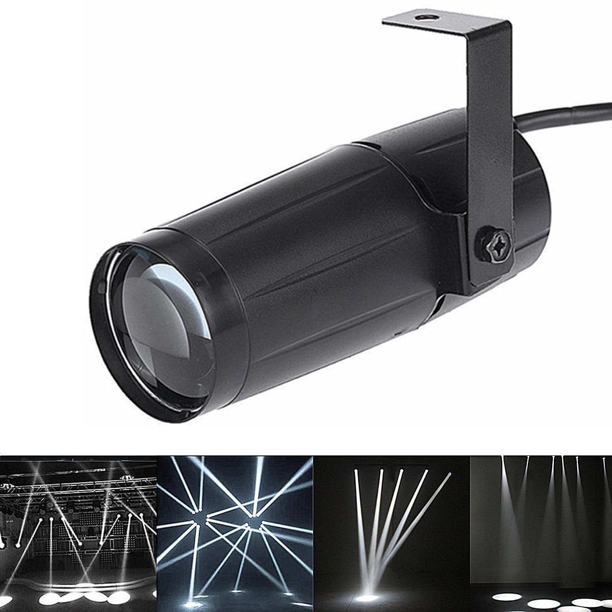 Involight PINSPOT154 - узконаправленный светодиодный прожектор COB RGBW 15 Вт в магазине для музыкантов Рок-н-Ролл