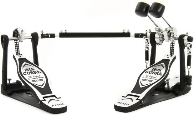Tama HP600DTW IRON COBRA 600 TWIN PEDAL - двойная педаль для барабана (с цепью) в магазине для музыкантов Рок-н-Ролл