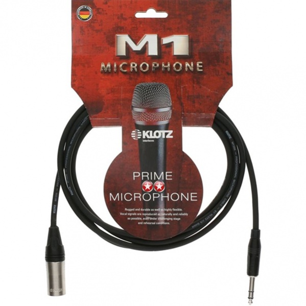 Klotz M1FS1K0200 - Кабель микрофонный XLRf-6.35мм, 2м в магазине для музыкантов Рок-н-Ролл