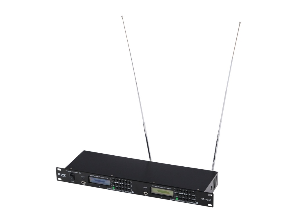BDS US-100S USB/SD/BT/FM - двойной плеер, рековый в магазине для музыкантов Рок-н-Ролл