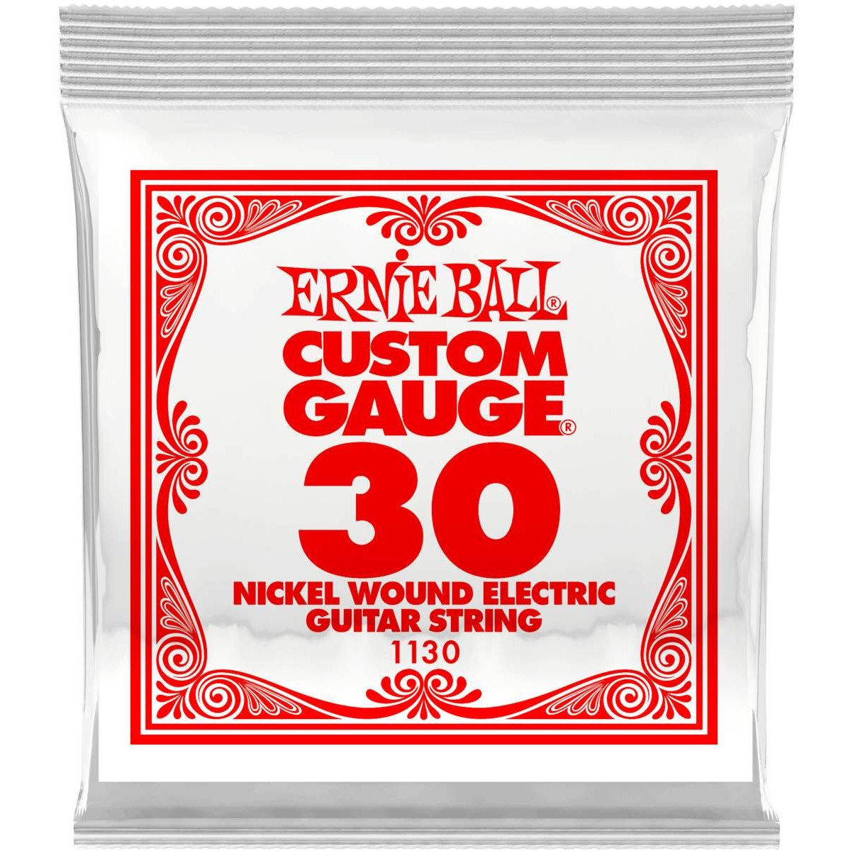 Ernie Ball 1130 - одиночная струна для электрогитары. Сталь, обмотка никель, калибр .030 в магазине для музыкантов Рок-н-Ролл
