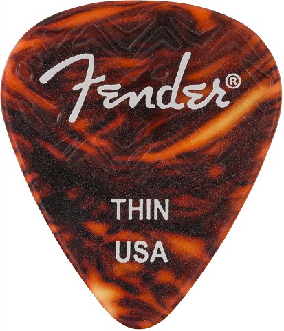 FENDER WAVELENGTH 351 THIN 6 PK TORTOISESHELL - Медиаторы  в магазине для музыкантов Рок-н-Ролл